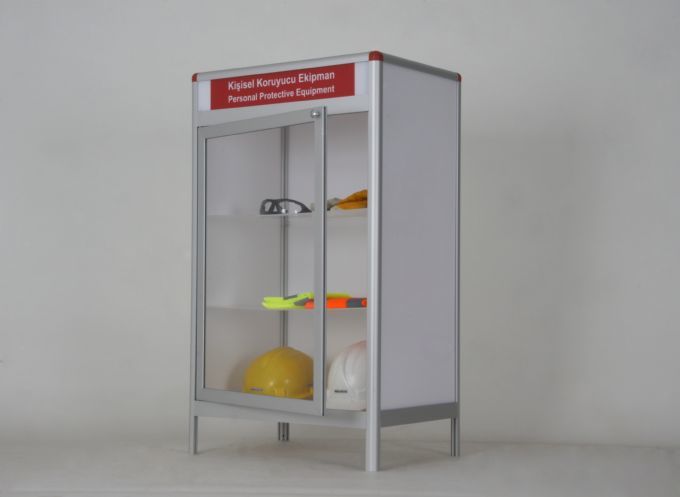 İş Güvenliği Dolabı Ayaklı