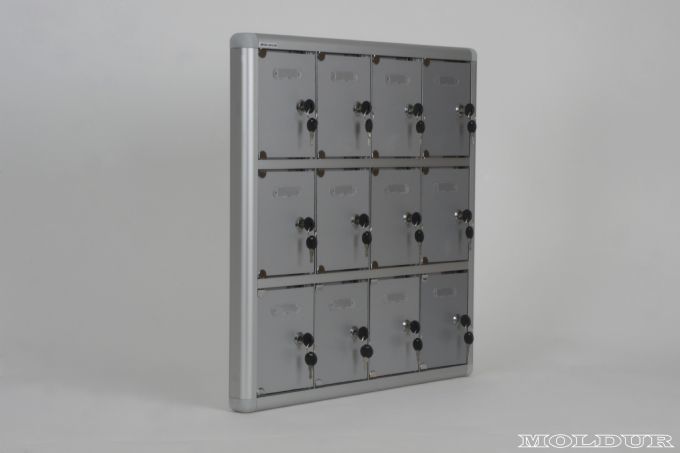 Cep Telefon Dolabı 12 Göz Kapasiteli İsimlik Hazneli