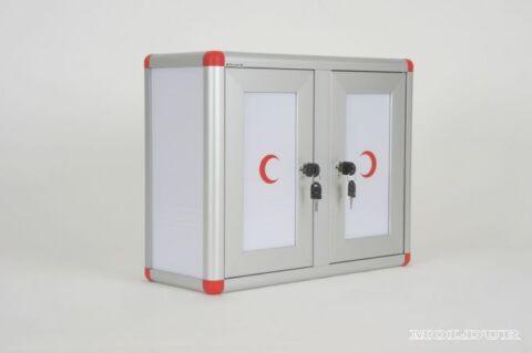 Ecza Dolabı Kilitli Ara Bölmesiz