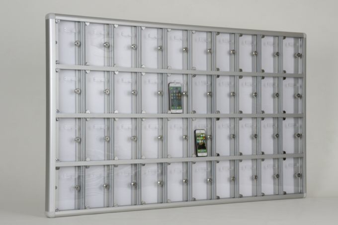 Cep Telefonu Dolabı 40 Adet Kapasiteli Şeffaf