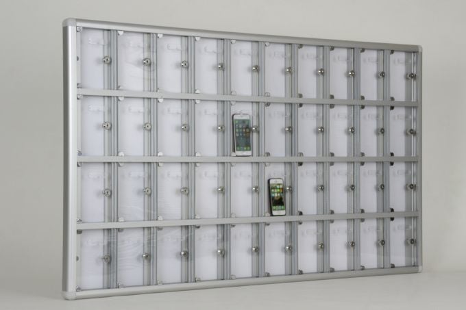 Cep Telefonu Dolabı 40 Adet Kapasiteli Şeffaf