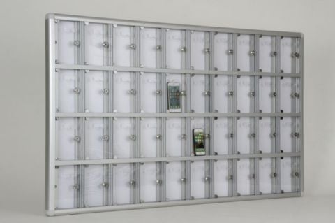 Cep Telefonu Dolabı 40 Adet Kapasiteli Şeffaf