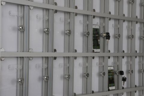 Cep Telefonu Dolabı 40 Adet Kapasiteli Şeffaf