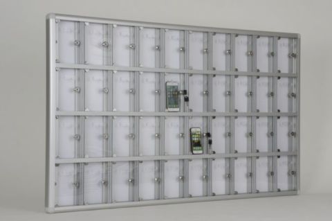 Cep Telefonu Dolabı 40 Adet Kapasiteli Şeffaf