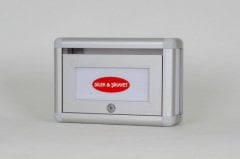 Dilek Ve Şikayet Kutusu Mini Üst Açılım Gri Köşe