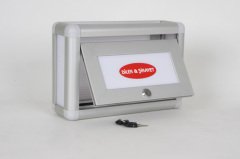 Dilek Ve Şikayet Kutusu Mini Üst Açılım Gri Köşe