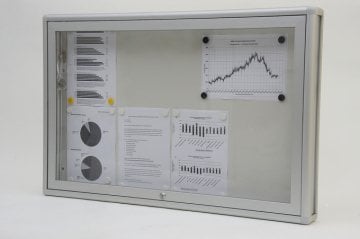 İlan Panosu Mıknatıslı 8 A4 Kapasiteli