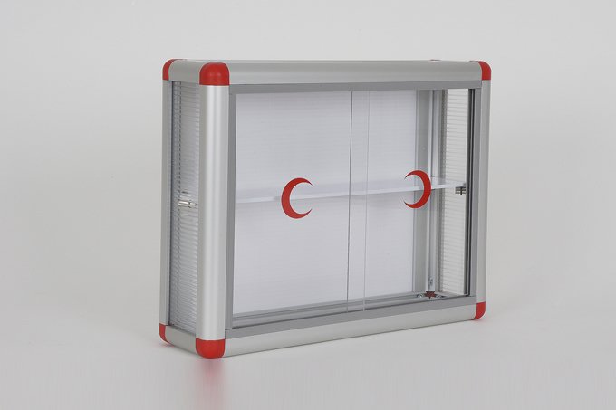 Ecza Dolabı Sürgülü Şeffaf Kapak