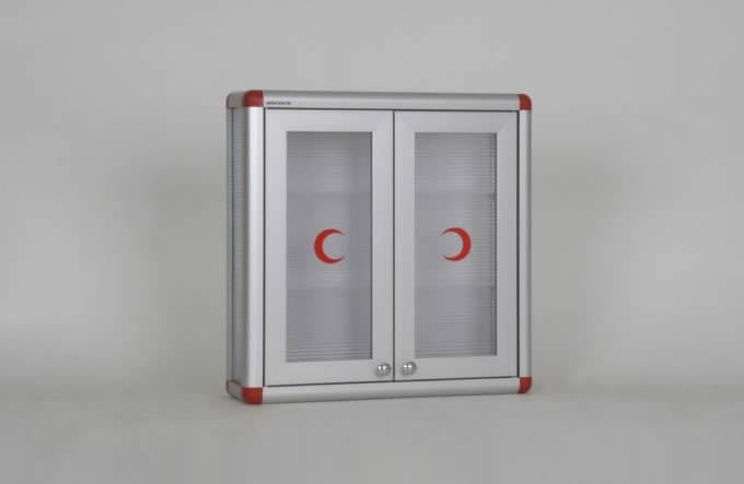 Çift Kapılı Kare Ecza Dolabı