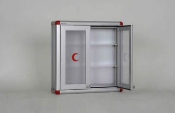 Çift Kapılı Kare Ecza Dolabı