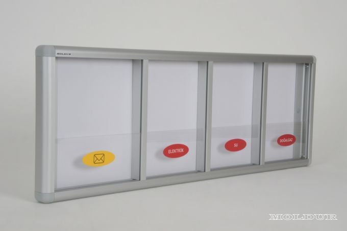 A4 Hazneli Ortak Posta Kutusu