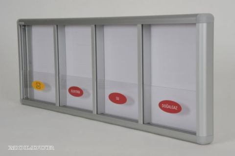 A4 Hazneli Ortak Posta Kutusu